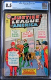 Justice League of America #28 (1964) Silver Age Classic Cover CGC 8.5