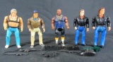 Lot Vintage (1983) Cannell A-Team Action Figures