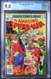 Amazing Spider-Man #170 (1977) Green Goblin/ Man-Wolf MARK JEWELER Insert CGC 9.0