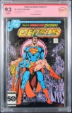 Crisis on Infinite Earths #7 (1985) Key Death of Supergirl/ Signed by Marv Wolfman CBCS 9.2