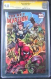 Stan Lee Signed Secret Invasion #7 (2008) Variant CGC 9.8 Gold Label