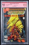 Crisis on Infinite Earths #8 (1985) Key Death of Flash/ Signed by Marv Wolfman CBCS 9.2
