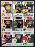 Lot (9) Funko Pop Figures- Mixed- WWE, Alien, Yoda, Peg Bundy++