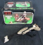 Vintage 1983 Star Wars ROTJ Speeder Bike Complete in Original box