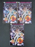 Lot (3) Dazzler #1 (1981) Bronze Age Key 1st Issue