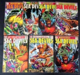 Sea Devils DC Silver Age Lot (7)