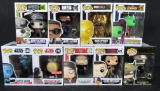 Lot (9) Funko Pop Figures- Mixed- Marvel, Beetlejuice, Star Wars++