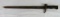 Antique Unidentified Rifle Bayonet (P Marking)