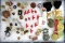 Case Lot of Assorted Vintage Pins, Medals, Badges, Etc.
