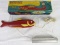 Antique Semperit Battery Op Electro Swimming Fish Toy in Original Box