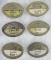Lot of (6) Vintage GM Fisher Body Employee Worker Badges