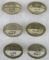 Lot of (6) Vintage GM Fisher Body Employee Worker Badges