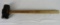 Unusual Antique Balsa Wood Sledge Hammer (Store Display?) Marked Olsen Knife Co. Howard City, MI