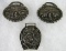 Lot (3) Vintage Watch Fobs