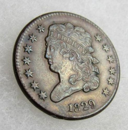 1829 US Half Cent Coin
