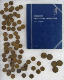 Huge Lot (100+) Vintage Canadian 1 Cent Pennies & Large Cents