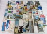 Lot of (65+) Vintage Service Station Advertising Road Maps - Gulf, Sohio, Phillips 66 +