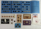 Huge Lot (60+) Assorted US Coins, Proofs, Mint Sets