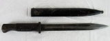 Rare Matching #'s WWII German Nazi Air Force K98 Mauser Bayonet w/ Scabbard