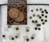 Huge Lot US Indian Head Cent Pennies & Liberty V Nickels