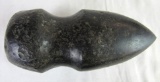 Authentic Ancient Native American Grooved Granite Stone Axe Head 5.5