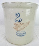 Excellent Vintage Red Wing Stoneware 2 Gallon Crock