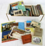 Estate Found Collection of Antique and Vintage Souvenir Foldout Postcards and Picture Views