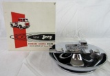 Outstanding Willys Jeep FC-170 Figural Chrome Advertising Ashtray, MIB