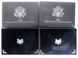 1992 & 1995 US Mint Premier Silver Proof Sets