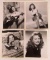 Jeanie Crain Group of (4) 1950's Studio Photographs