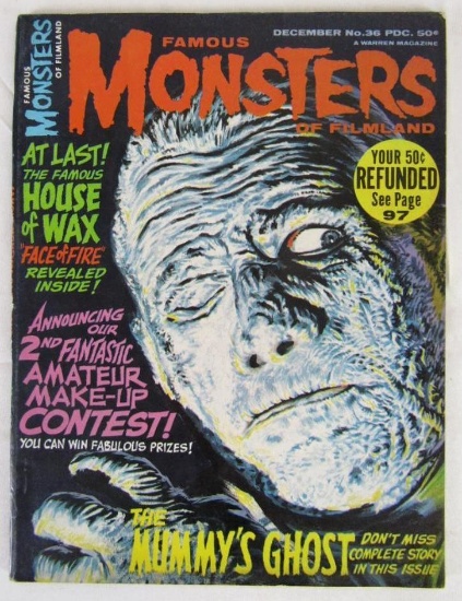 Famous Monsters #36/1965 Classic Mummy Cover