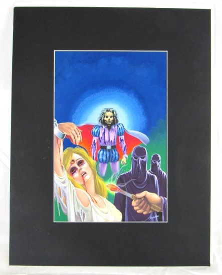 Col. Micro-Misterio Comic Original Cover Painting/Durante's
