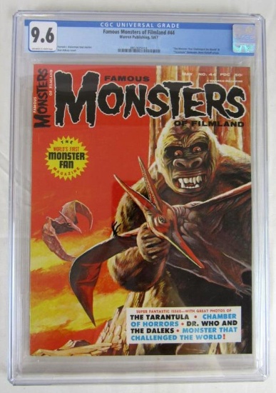 Famous Monsters #44/1967 Warren Press High Grade CGC 9.6