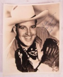 Dick Foran 1940's Signed Photograph