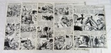 Bill Molno War #4 Near Complete Story (5) Pages Original Art