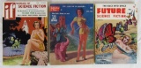 Group of (3) 1950's Pulps with Pin-Up Covers