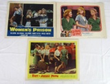 Group of (3) 1950's Girls Gone Wrong 11 X 14 Lobby Cards