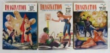 Imagination Pulp Group of (3) 1950's Issues with Pin-Up Covers!