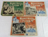 Monolith Monsters (1957) Group of (3) Mexican Lobby Cards