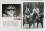 John Wayne Group of (2) Original Studio Photographs