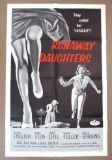 Runaway Daughters (1956) Exploitation/Pin-Up Movie Poster