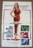 The Burglar (1957) Jane Mansfield One Sheet Movie Poster