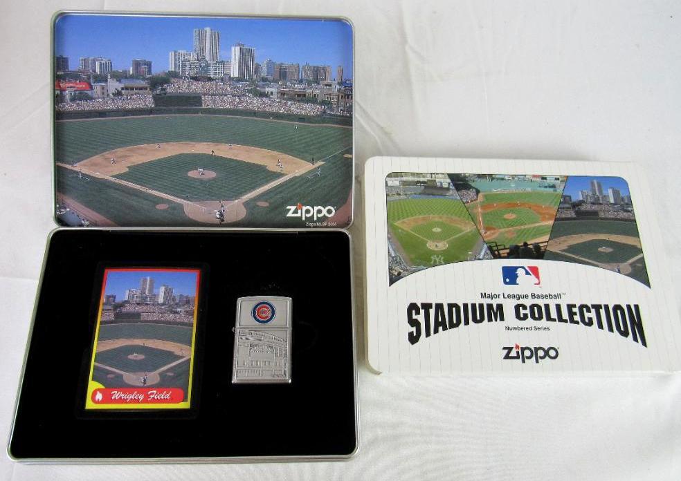 Zippo MLB Stadium Collection Chicago Cubs Wrigley | Proxibid