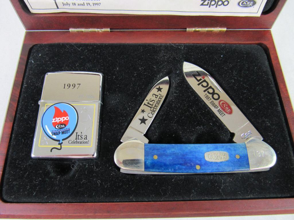 1997 Zippo Case XX International Swap Meet Canoe | Proxibid