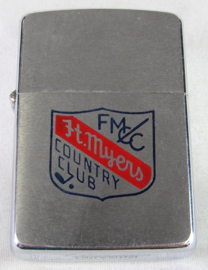 1962 Fort Myers Country Club Zippo Lighter