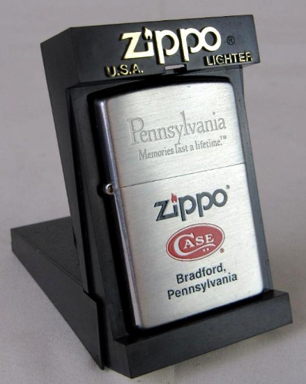 NOS 2000 Case XX "Pennsylvania Memories" Zippo Lighter MIB