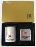 Un-Used 1980 Firefighters Union (Bradford, PA) Local 655 Zippo Lighter & Tape Measure Set MIB