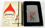 1984 Un-Used Westy Hogans Trapshoot Tournament Zippo Lighter in Original Box