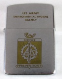 1968 Vietnam US Army Environmental Hygiene Agency Zippo Lighter