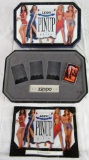 NOS Un-Used 1996 Zippo Pin-Up Girl Lighter in Collector's Tin